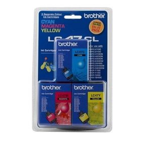 Brother Lc47Cl 3Lü Paket Renkli Kartuş