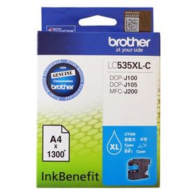 Brother Lc535Xlc Mavi Yüksek Kapasite DCP-J105 / MFC-J200 Kartuş