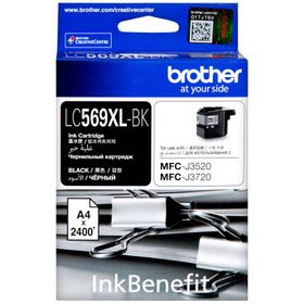 Brother LC569XL-BK Siyah Orijinal Kartuş