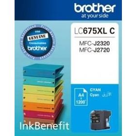 Brother LC675XLC Mavi Kartuş