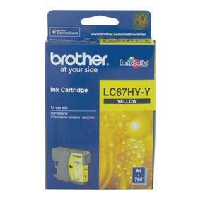 Brother LC67HY-Y Yüksek Kapasite Sarı Kartuş
