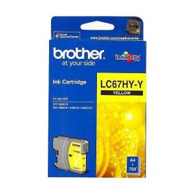 Brother LC67HY-Y Yüksek Kapasite Sarı Kartuş