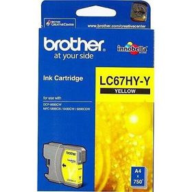 Brother LC67HY-Y Yüksek Kapasite Sarı Kartuş