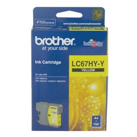 Brother LC67HY-Y Yüksek Kapasite Sarı Kartuş