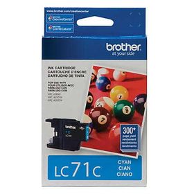 Brother LC71C Mavi Orijinal Kartuş