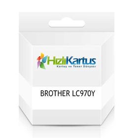 Brother LC970Y Sarı Muadil Kartuş