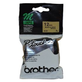 Brother M-831 Altın Üzerine Siyah Etiket