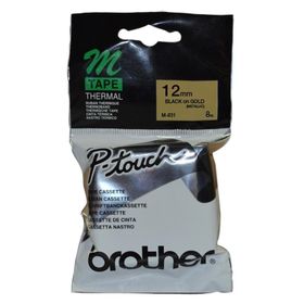 Brother M-831 Altın Üzerine Siyah Etiket