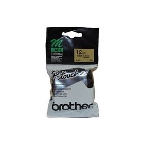 Brother M-831 Altın Üzerine Siyah Etiket