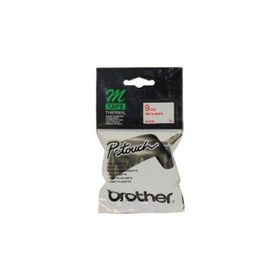 Brother M-K222 Beyaz Üzerine Kırmızı Etiket