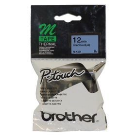 Brother M-K531 Mavi Üzerine Siyah Etiket