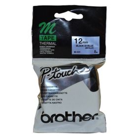 Brother M-K531 Mavi Üzerine Siyah Etiket