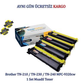 Brother MFC-9320CW TN-240 4 Renk Muadil Toner Set