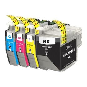 Brother MFC-J3930DW Serisi LC3719XL 4 Renk Muadil Kartuş Set