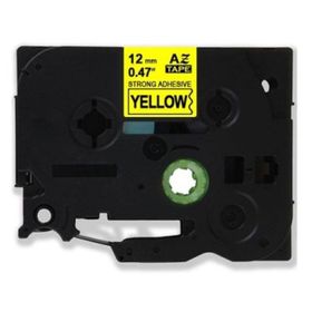 Brother P-Touch 12AZE631 TZ-Tape Sarı-Siyah 12 mm Etiket
