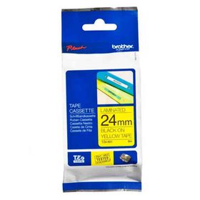 Brother P-Touch 24AZE651 Sarı-Siyah TZ-Tape 24 mm Etiket