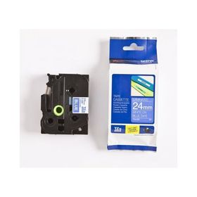 Brother P-Touch 24TEZ555 Mavi-Beyaz 24 mm Etiket