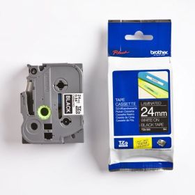 Brother P-Touch 24TZE355 Siyah-Beyaz 24 mm Etiket