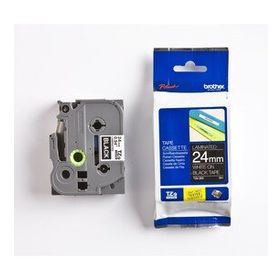 Brother P-Touch 24TZE355 Siyah-Beyaz 24 mm Etiket