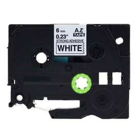Brother P-Touch 6AZE111 Şeffaf-Siyah TZ-tape 6 mm Etiket