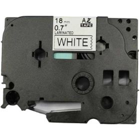 Brother P-Touch TZE-241 Beyaz Üzerine Siyah 18 mm 8 mt Muadil Etiket