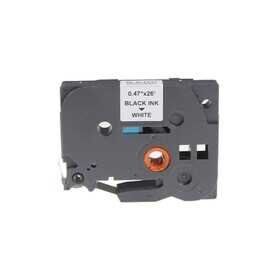 Brother P-Touch TZE-355 Siyah Üzerine Beyaz 24 mm 8 mt Muadil Etiket