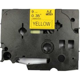 Brother P-Touch TZE-621 Sarı Üzerine Siyah 9 mm 8 mt Muadil Etiket