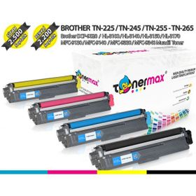 Brother TN-225-TN-221-TN-241-TN-251-TN-261 Sarı Muadil Toner