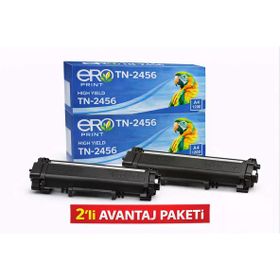 Brother TN-2456- 3000 Sayfalık - 2'li Avantaj Paket Muadil Toner