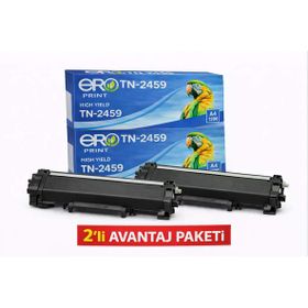 Brother TN-2459 2 li 4500 Sayfalık Uyumlu Muadil Toner