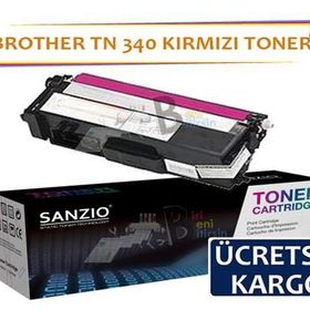 Brother TN-340M Kırmızı Muadil Toner