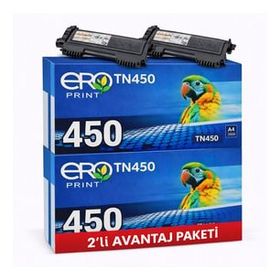 Brother TN-450 2 li Paket Muadil Toner
