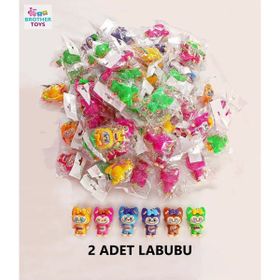 Brother Toys 2 Adet 9 cm Sürpriz Renkli Labubu Figür Oyuncak