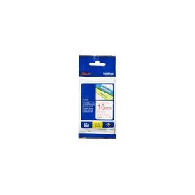 Brother TZE-232 12 mm Kırmızı Lamine Etiket
