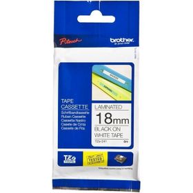 Brother TZE-241 18 mm Beyaz Lamine Muadil Etiket