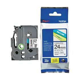 Brother TZE-251 24 mm Beyaz Lamine Etiket