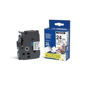 Brother TZE-251 24 mm Beyaz Lamine Etiket