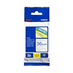 Brother TZE-263 Mavi Beyaz Lamine Etiket