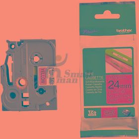 Brother TZE-651 24 mm Sarı Üzeri Siyah Laminasyonlu Etiket