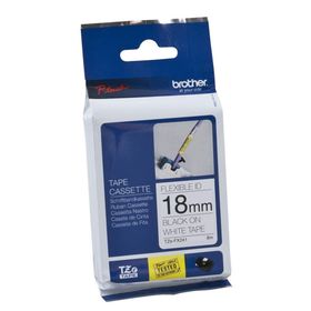 Brother Tze-fx651 24 mm Sarı Üzeri Siyah Esnek Laminasyonlu Etiket