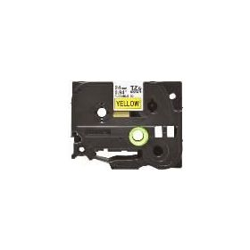 Brother Tze-fx651 24 mm Sarı Üzeri Siyah Esnek Laminasyonlu Etiket