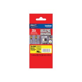 Brother TZE-S661 12 mm Siyah Lamine Etiket