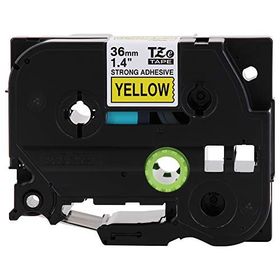 Brother TZE-S661 12 mm Siyah Lamine Etiket
