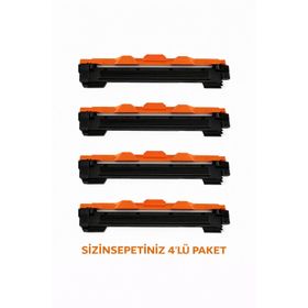 Brother Universal HL-1211W HL-1111 MFC-1911W MFC-1815 DCP-1511 TN1040 4 Adet Siyah Muadil Toner Paketi