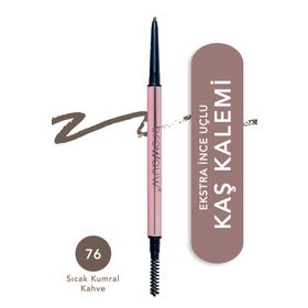 Browwauw 76 Sıcak Kumral Kahve Crayon Slim Kaş Kalemi