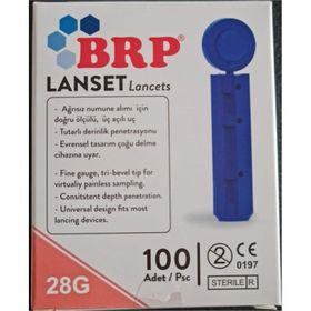 Brp 100 Adet 28 g Parmak Delme Lanset İğne