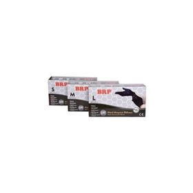 BRP 20x100 Adet Siyah Pudrasız Large Nitril Muayene Eldiveni
