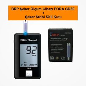 Brp Fora GD50 Şeker Ölçüm Cihazı ve 50' li Şeker Stribi