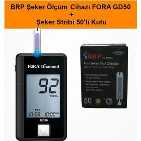 Brp Fora GD50 Şeker Ölçüm Cihazı ve 50' li Şeker Stribi