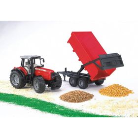 Bruder 02045 Massey Ferguson 7480 Traktör ve Römork